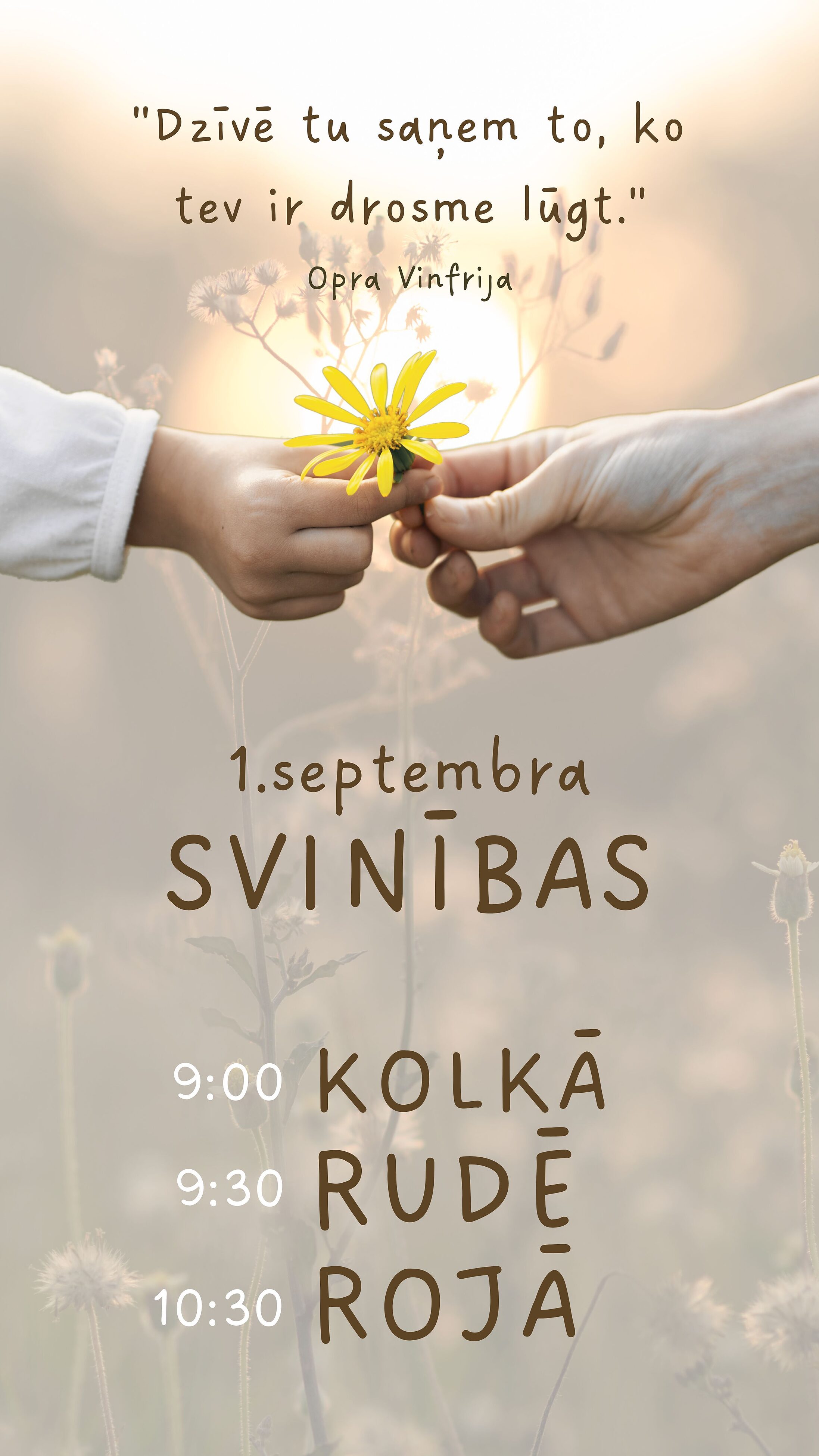 1.septembra svinības